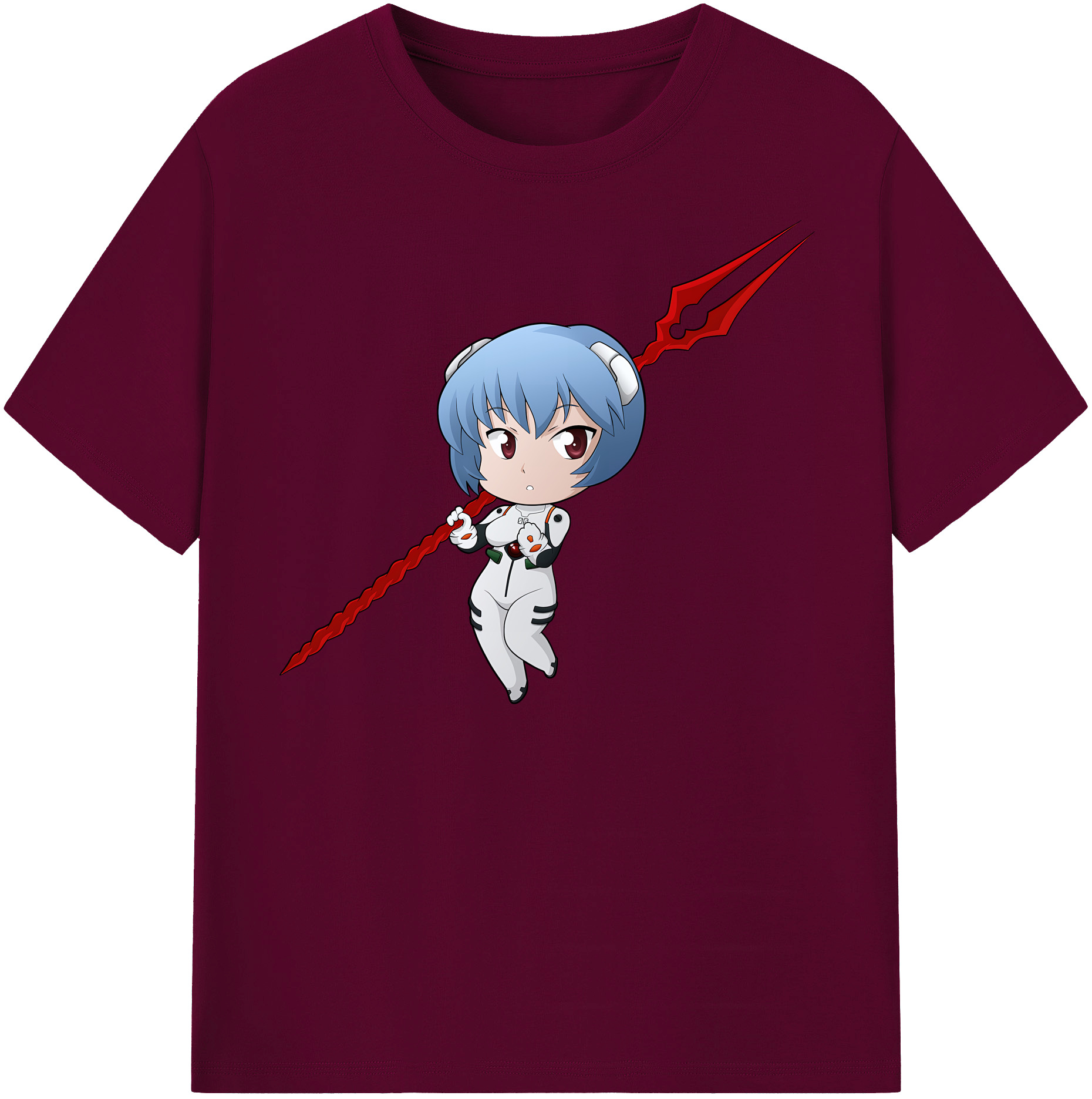 （画像用） EVA 新世紀エヴァンゲリオン レディースカジュアルプリントTシャツ（綿100％）